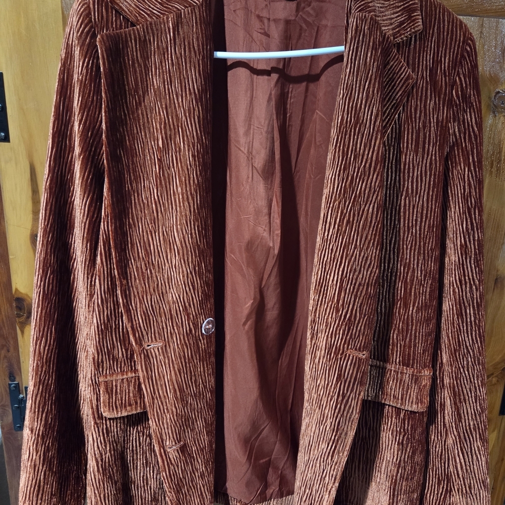 Cider Women's Burnt Orange Corduroy Jacket - Picture 4 of 6